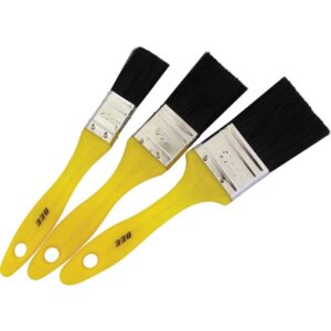 academy brushware bee 3 piece paint brush set 25/38/50mm f6161