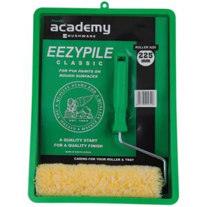academy brushware eezypile roller & tray set 225mm