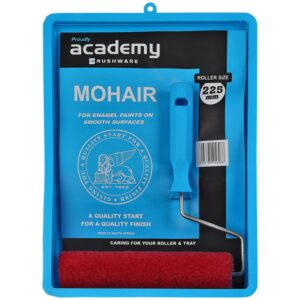 academy brushware mock mohair roller & tray set 225mm