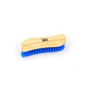 academy brushware wooden handle s shape scrub brush 190mm