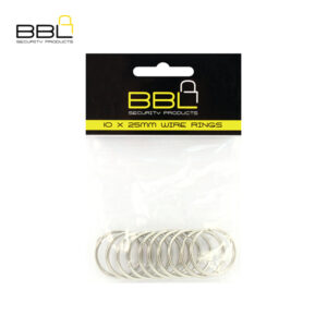 bbl 10 x 25mm split rings key ring accessory stand bbrkr25pp