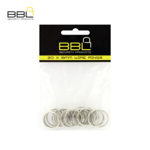 bbl 20 x 19mm split rings key ring accessory stand bbrkr19pp