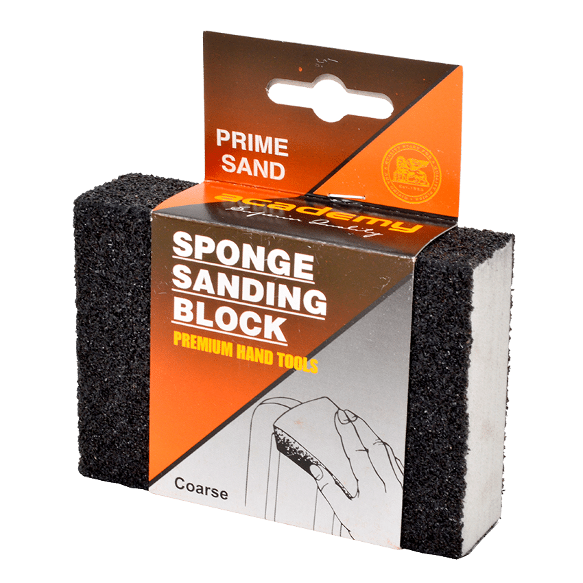 academy sanding block – sponge – coarse academy sanding block – sponge – coarse